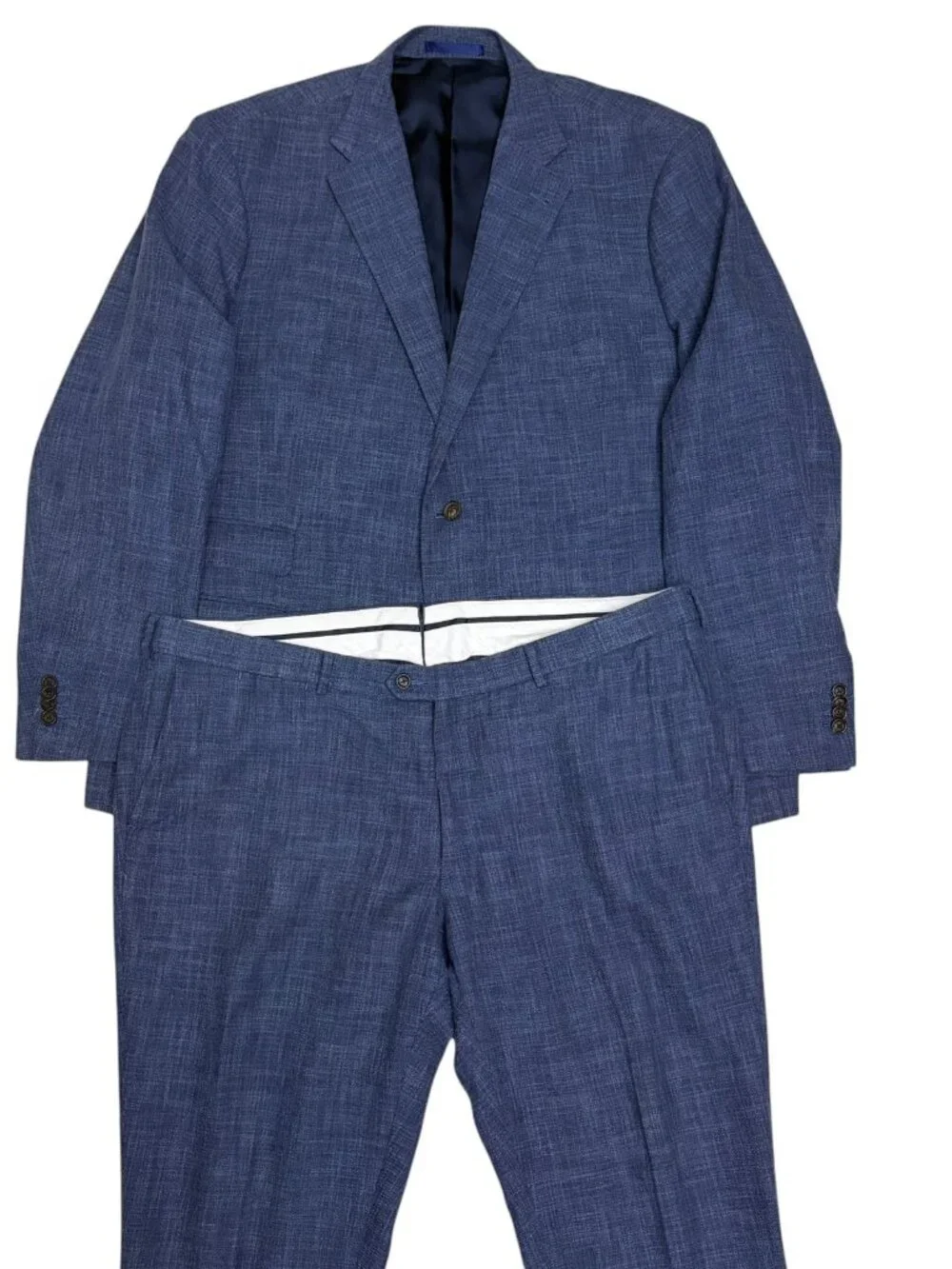 $1,500 PROPER CLOTH SUIT Cotton/Wool Business Casual Blazer Dress Pants Mens 56R